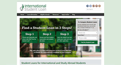 Desktop Screenshot of internationalstudentloan.com